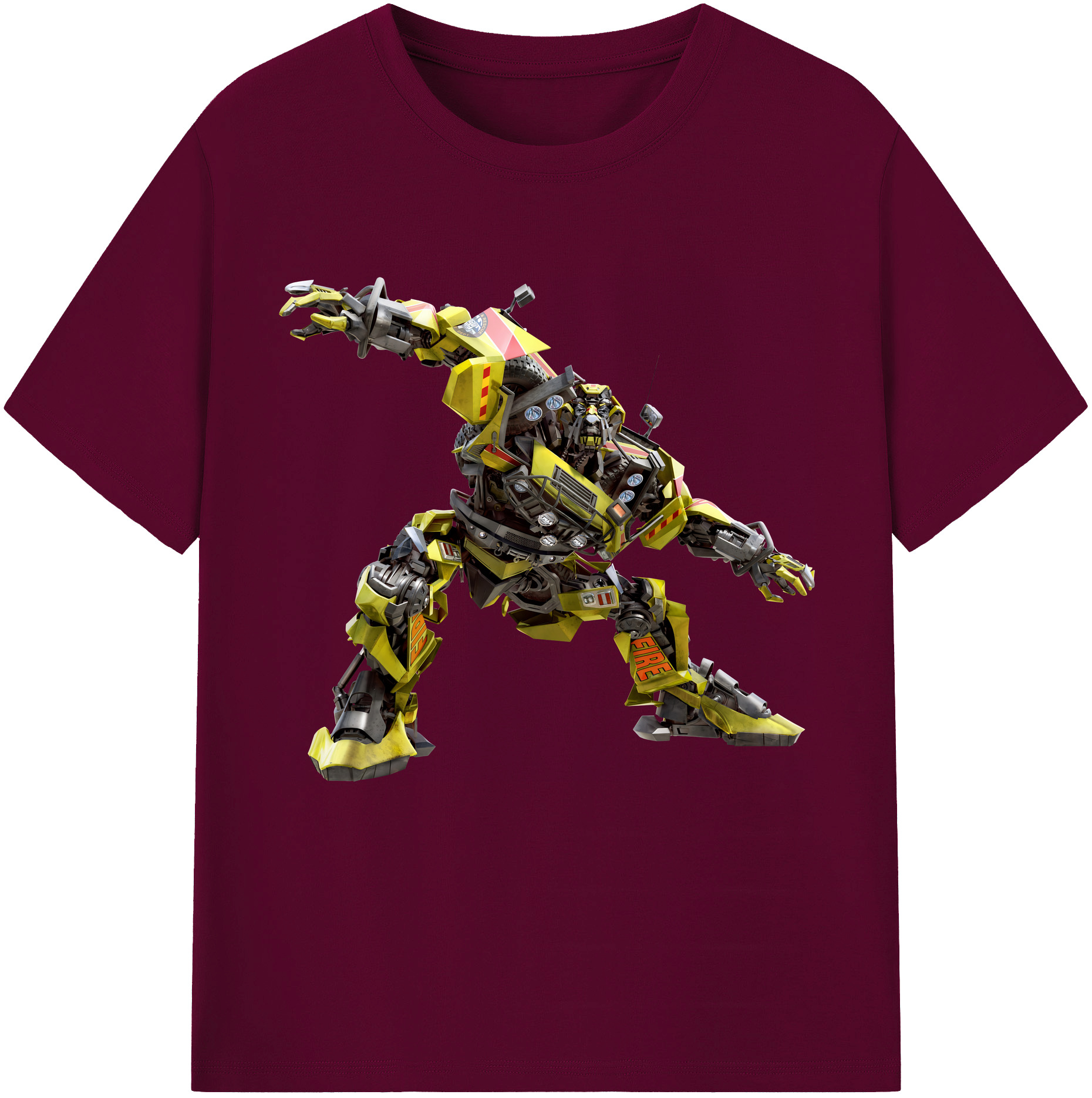 （画像用） Transformers トランスフォーマー レディースカジュアルプリントTシャツ（綿100％）